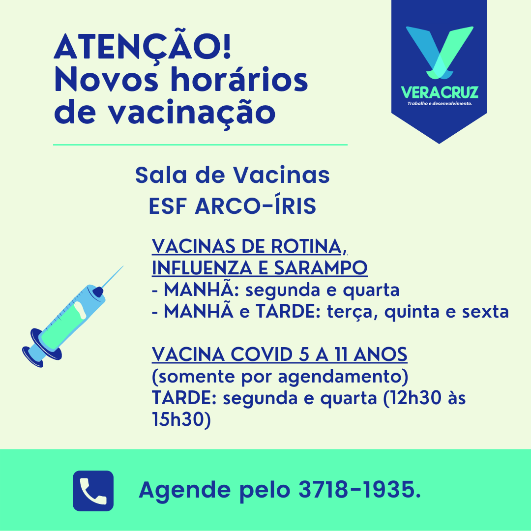 VACINAÇÃO Arco-iris